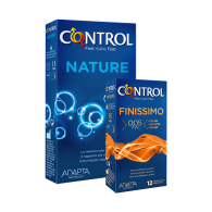 Control Nature Preservativo Adapta 12 Unidade(s) com Oferta de Finssimo Easy Way 12 Unidade(s)