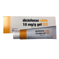 Diclofenac Cinfa MG, 10 mg/g-100 g x 1 gel bisnaga
