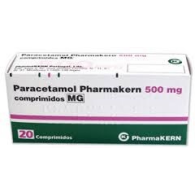 Paracetamol Pharmakern MG, 500 mg x 20 comp