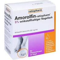 Amorolfina ratiopharm MG, 50 mg/mL- 5 mL x 1 verniz