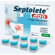 Septolete Duo, 3/1 mg x 16 pst