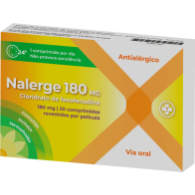 Nalerge 180 MG, 180 mg Blister 20 Unidade(s) Comp revest pelic