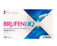 Brufen Liq , 200 mg/10 ml 20 Saqueta 10 ml Susp oral