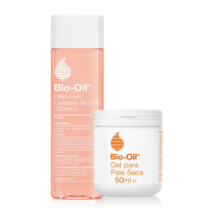 Bio-Oil Óleo especializado no cuidado da pele 200 ml com Oferta de Gel para pele seca 50 ml