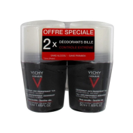 Vichy Homme Duo Desodorizante Controlo Extremo 72h 2 x 50 ml com Desconto de 2.5€