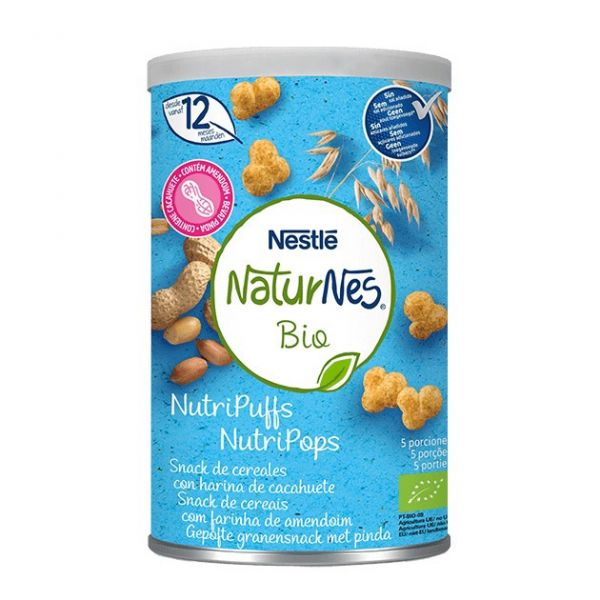 Nestle Naturnes Bio Nutripuff Amendoim35G,  