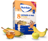 Nutriben Farinhas 8 Cereais Mel 4 Frut 250G