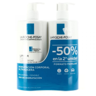 La Roche-Posay Lipikar Duo Fluido apaziguante e protetor 2 x 750 ml com Desconto de 50% na 2ª Embalagem