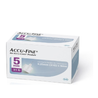 Accu-Fine Pl Agulhas 5mm 31G X100 7895