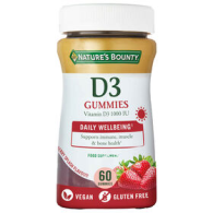 Natures Bounty Vitamina D3 Gomas X60,   goma