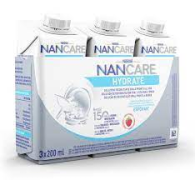 Nancare Hydrate Sol Rehidr Oral 200mlX3,  