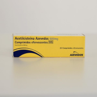 Acetilcisteína Azevedos MG, 600 mg x 20 comp eferv